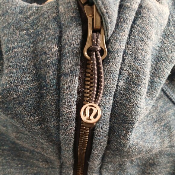 Lululemon Blue Scuba Full-Zip Hoodie - Picture 5 of 11